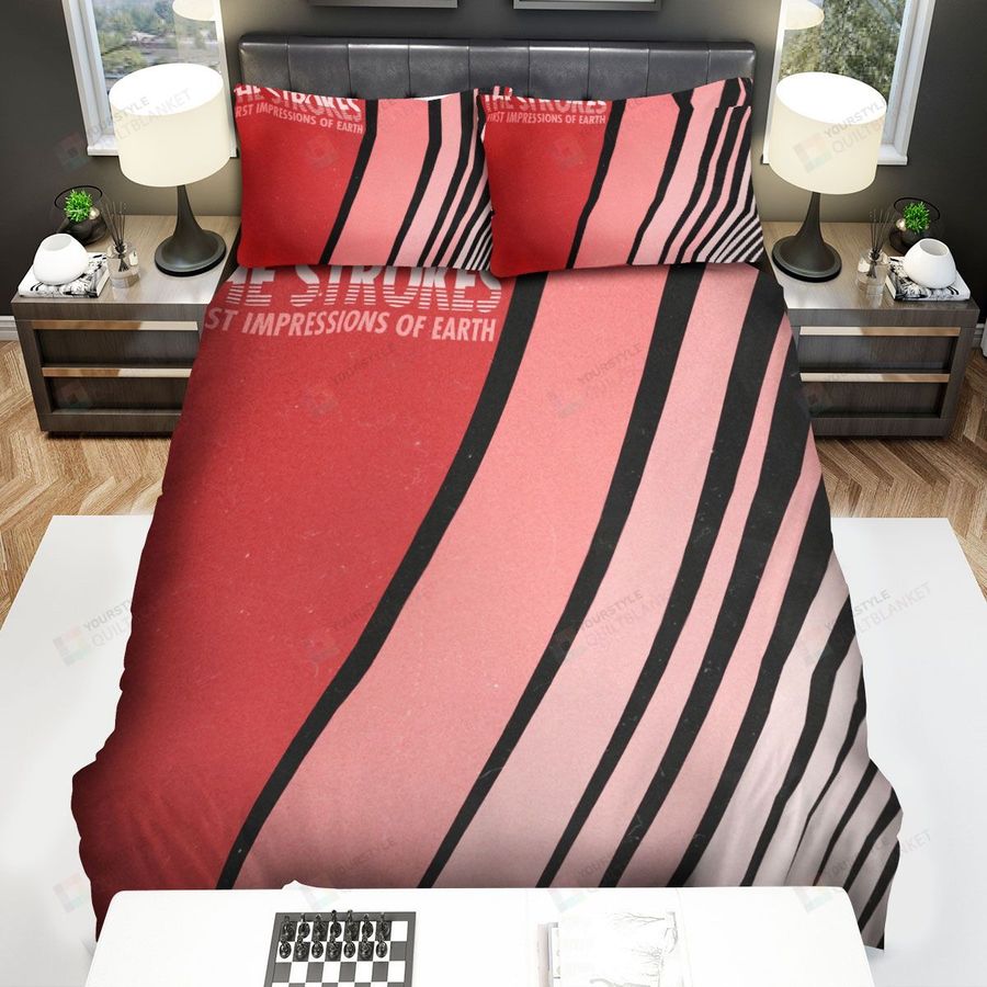 The Strokes Band First Impression Of Earth Bed Sheets Spread Comforter Duvet Cover Bedding Sets