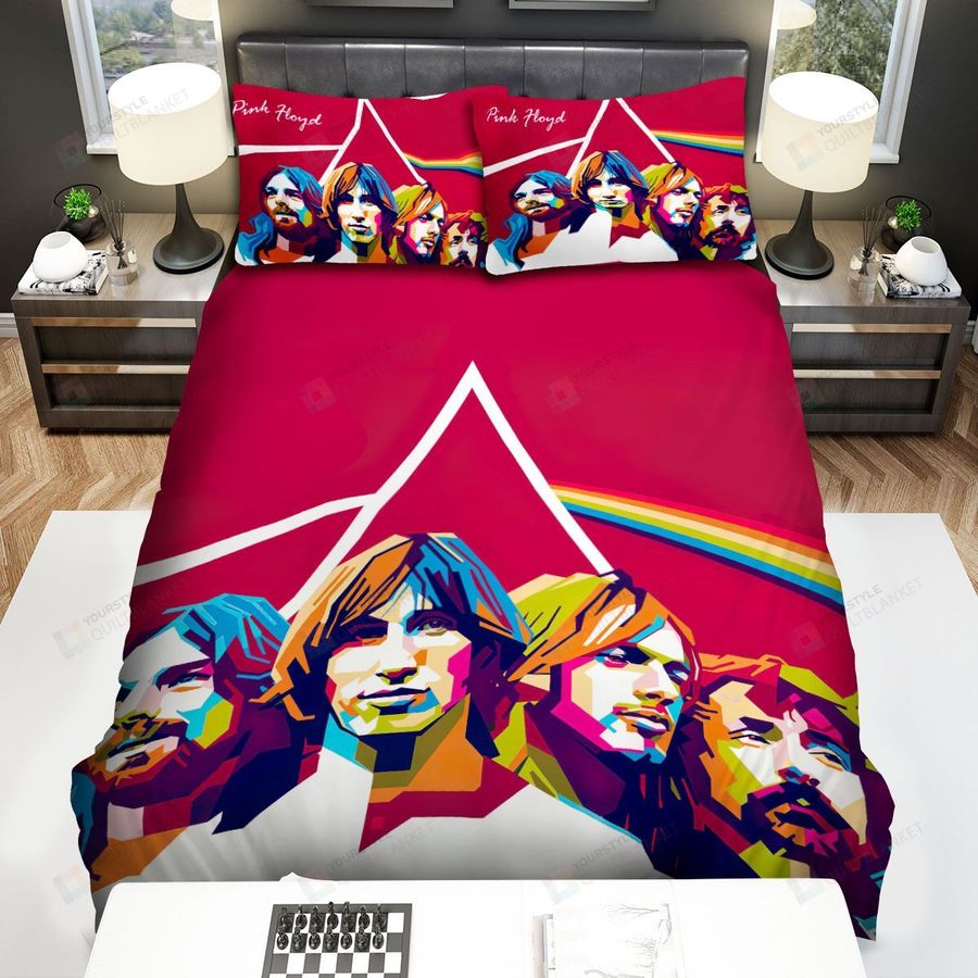 The Strokes Band Pink Hoyd Bed Sheets Spread Comforter Duvet Cover Bedding Sets