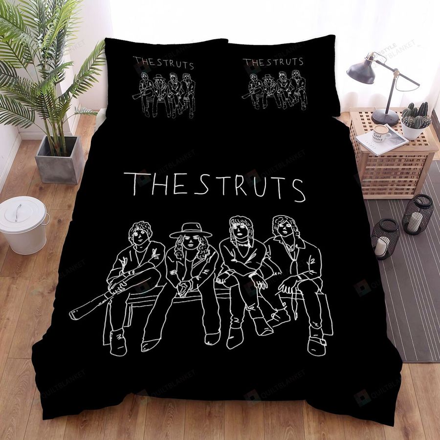 The Struts Basic Art Bed Sheets Spread Comforter Duvet Cover Bedding Sets