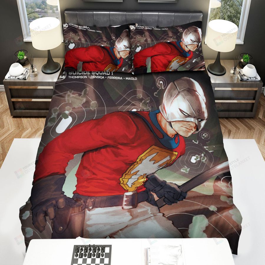 The Suicide Squad Peacemaker In Infinite Frontier Bed Sheets Spread Duvet Cover Bedding Set