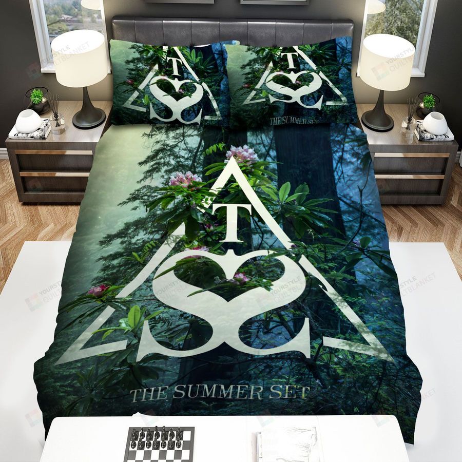 The Summer Set Music Band Artwork Bed Sheets Spread Comforter Duvet Cover Bedding Sets