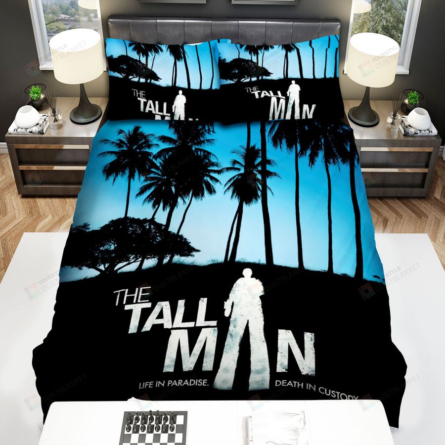 The Tall Man Life In Parady. Dead In Custody Movie Poster Bed Sheets Spread Comforter Duvet Cover Bedding Sets