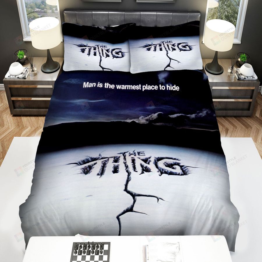 The Thing Movie Poster 4 Bed Sheets Spread Comforter Duvet Cover Bedding Sets