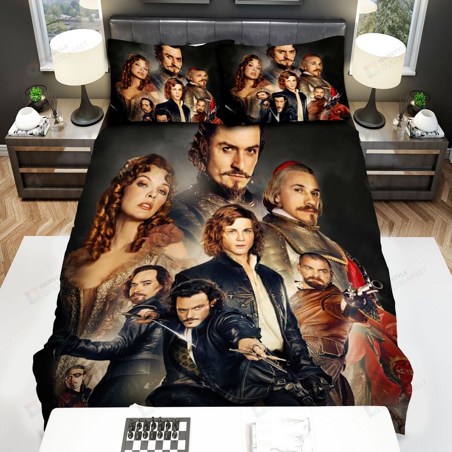 The Three Musketeers Legendary Novel Bed Sheets Spread Comforter Duvet Cover Bedding Sets