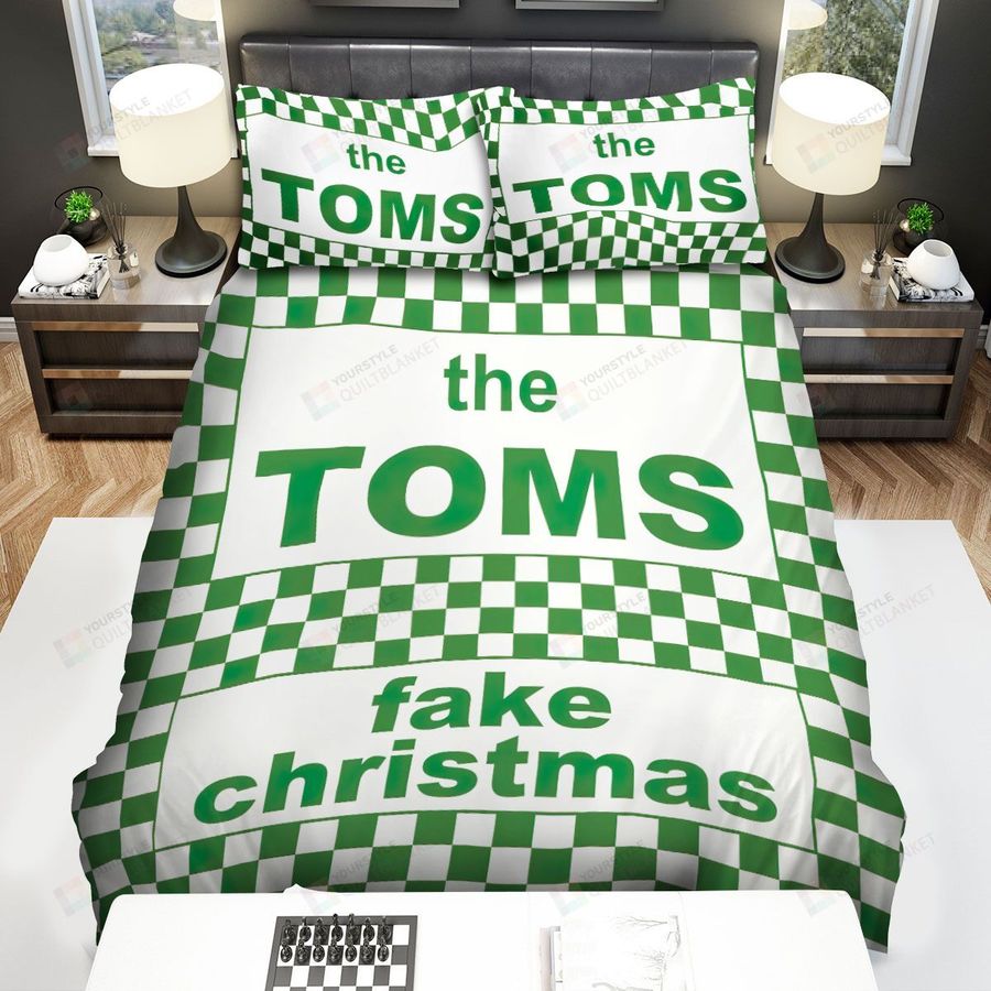 The Toms Fake Christmas Album Cover Bed Sheets Spread Comforter Duvet Cover Bedding Sets