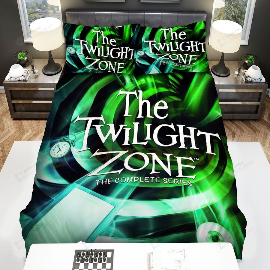 The Twilight Zone Green Background Bed Sheets Spread Comforter Duvet Cover Bedding Sets