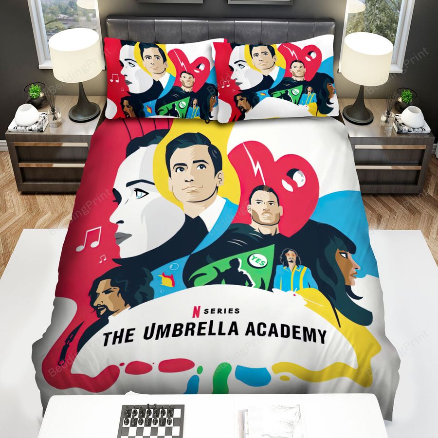 The Umbrella Academy Colorful Poster Bed Sheets Spread Duvet Cover Bedding Sets