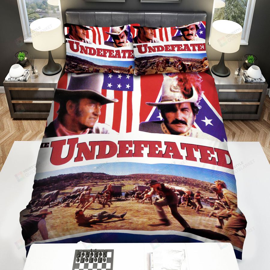 The Undefeated Movie Poster Bed Sheets Spread Comforter Duvet Cover Bedding Sets Ver 2