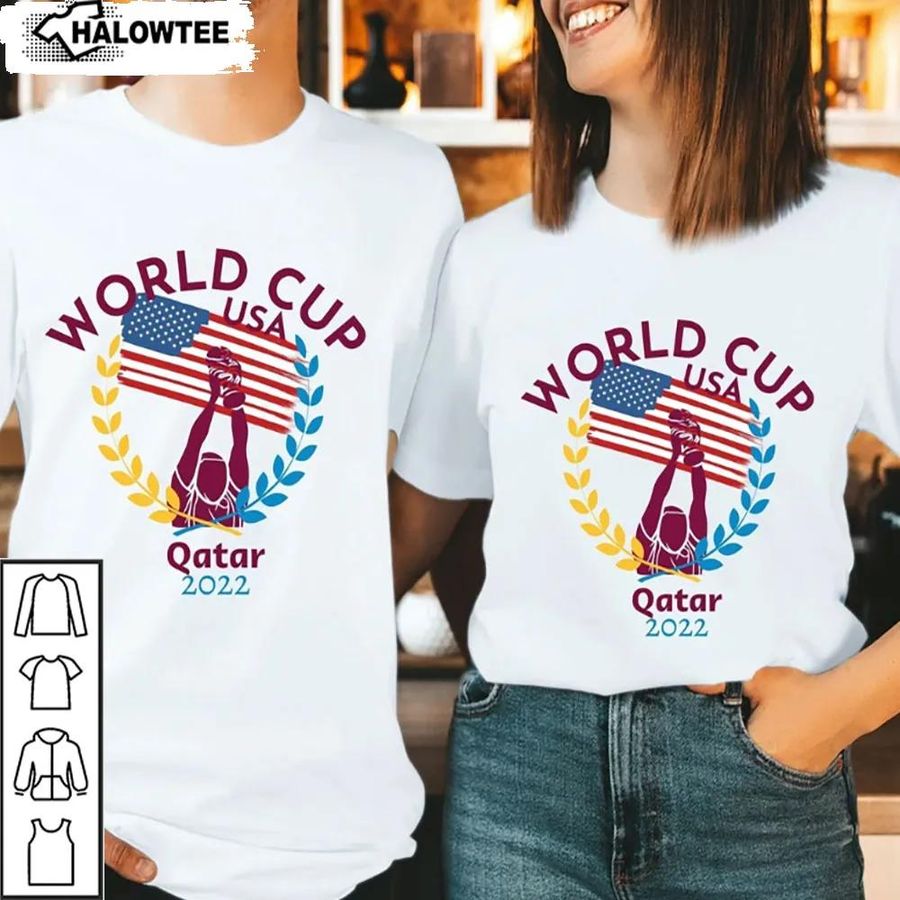 The Usa America Fifa 2022 Qatar World Cup Shirt