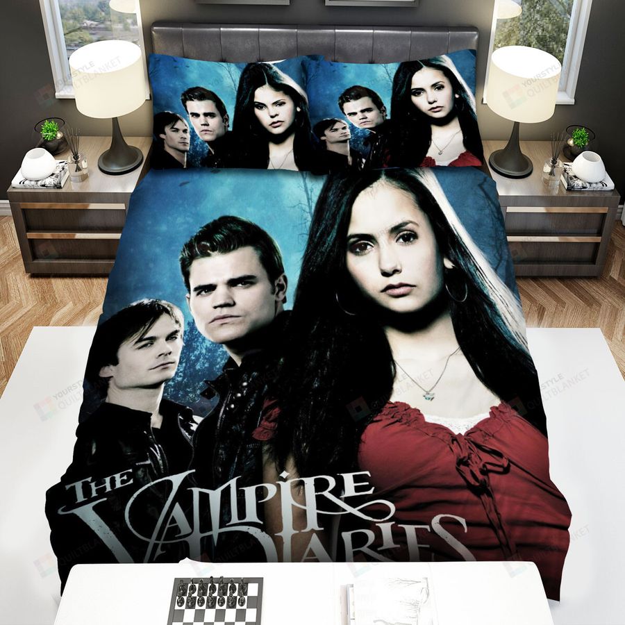 The Vampire Diaries (2009–2017) Cruel Movie Poster Bed Sheets Spread Comforter Duvet Cover Bedding Sets