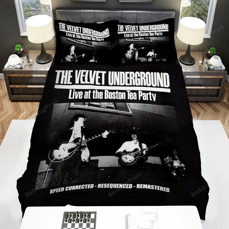 The Velvet Underground Live At The Boston Tea Party Album Bed Sheets Spread Comforter Duvet Cover Bedding Sets