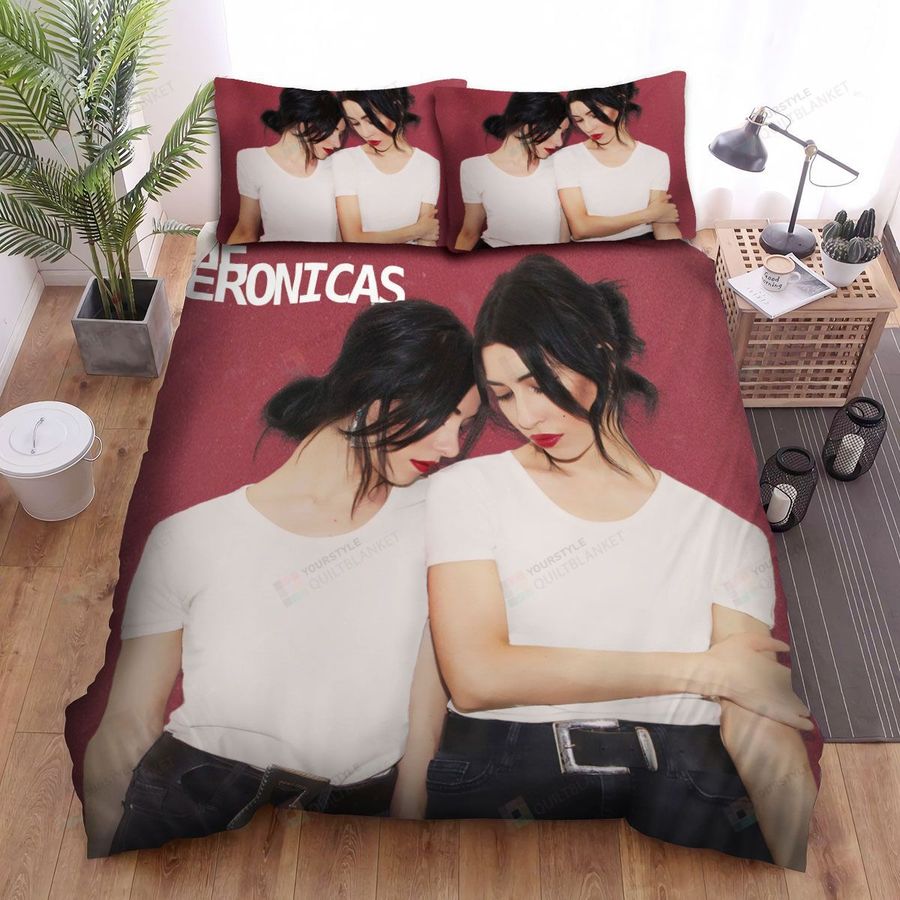 The Veronicas Twin In Red Background Bed Sheets Spread Comforter Duvet Cover Bedding Sets