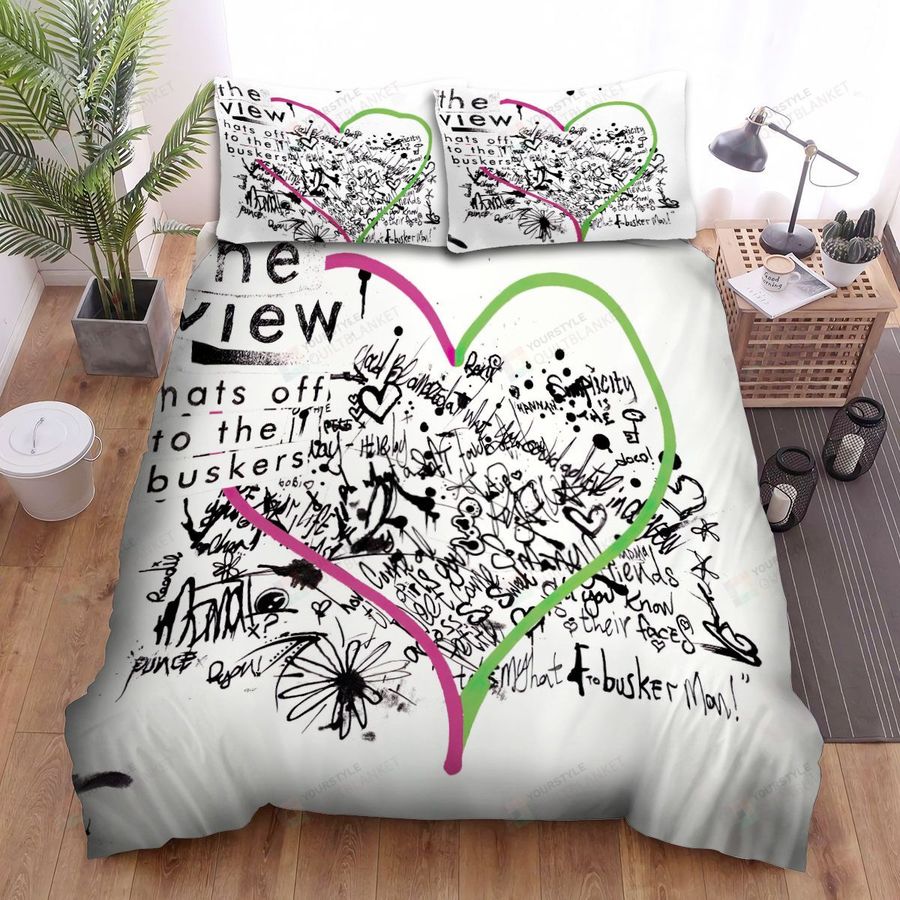 The View Hats Off To The Buskers Bed Sheets Spread Comforter Duvet Cover Bedding Sets