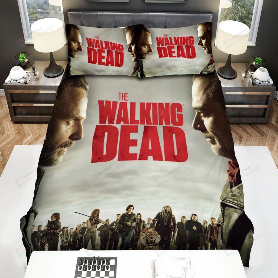The Walking Dead Returns Oct 22 Movie Poster Bed Sheets Spread Comforter Duvet Cover Bedding Sets