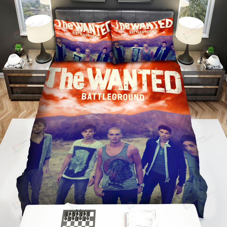 The Wanted Battleground Bed Sheets Spread Comforter Duvet Cover Bedding Sets