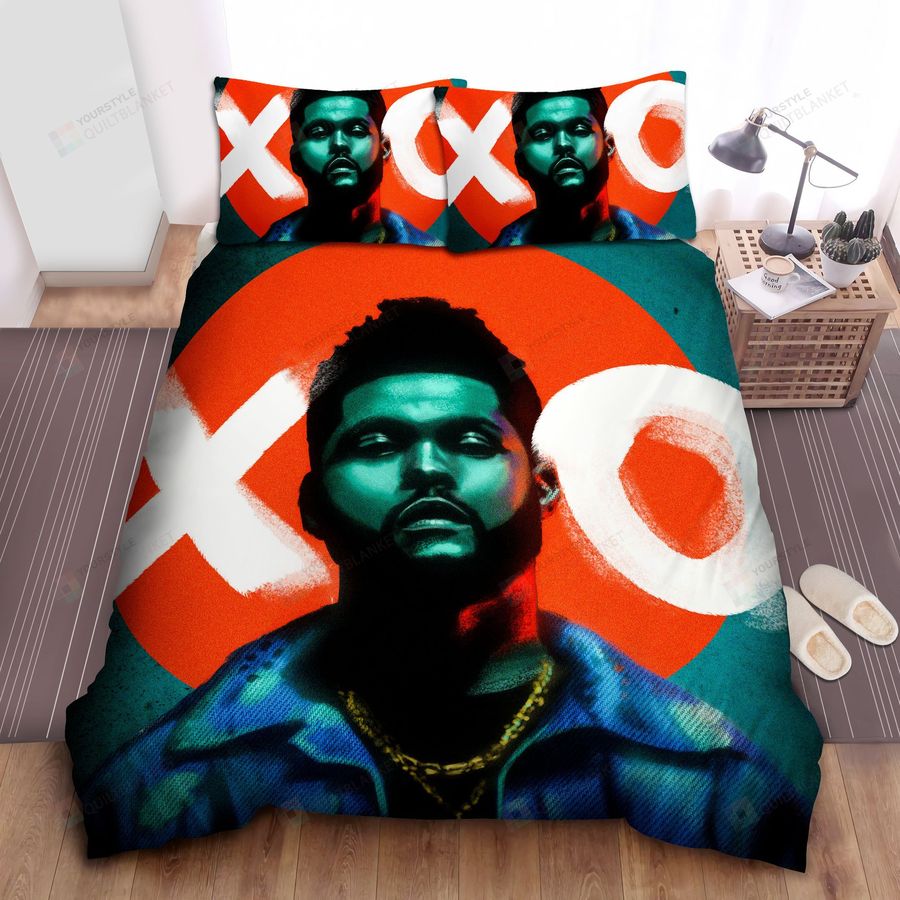 The Weeknd & Xo Logo Artwork Bed Sheets Spread Duvet Cover Bedding Sets