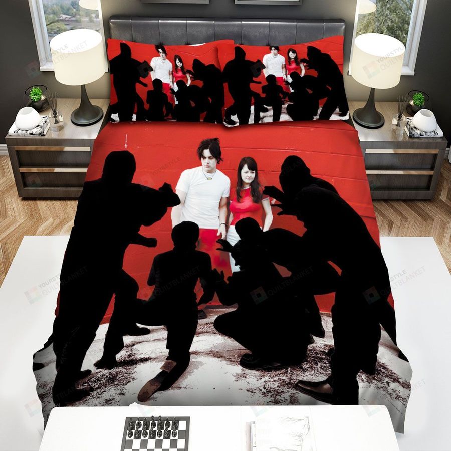 The White Stripes White Blood Cells Bed Sheets Spread Comforter Duvet Cover Bedding Sets
