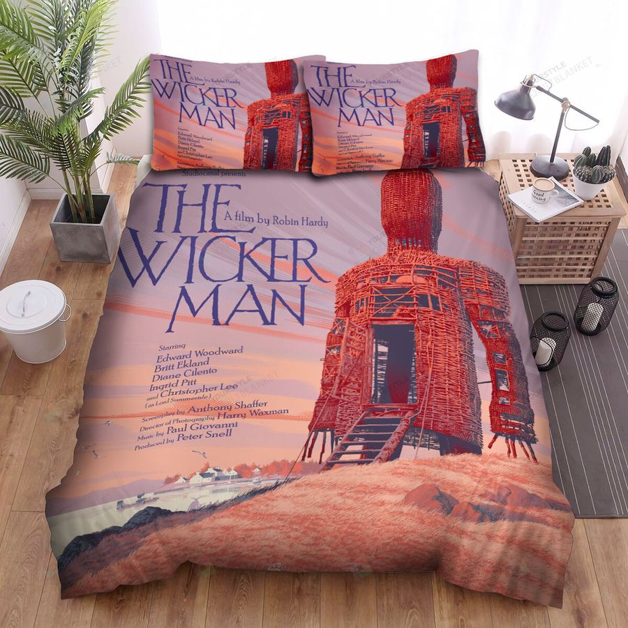The Wicker Man Movie Poster Ix Photo Bed Sheets Spread Comforter Duvet Cover Bedding Sets