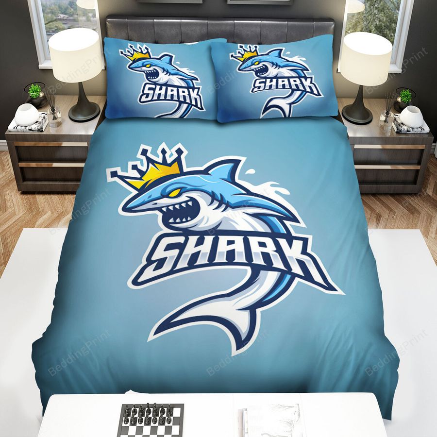The Wild Animal - The King Shark Logo Bed Sheets Spread Duvet Cover Bedding Sets
