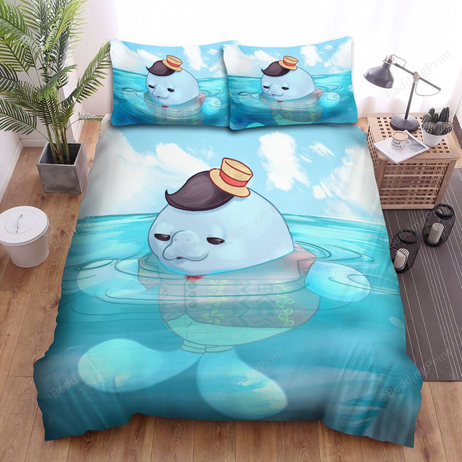 The Wild Animal - The Manatee Video Game Character Bed Sheets Spread Duvet Cover Bedding Sets