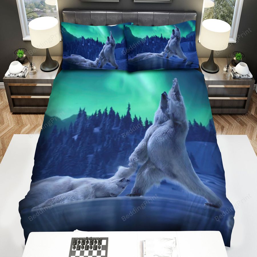 The Wild Animal- The Polar Bear Show Bed Sheets Spread Duvet Cover Bedding Sets