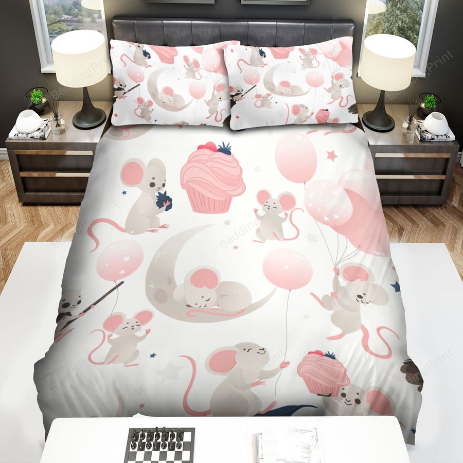 The Wild Creature - The Mouse Characters Seamless Pattern Bed Sheets Spread Duvet Cover Bedding Sets