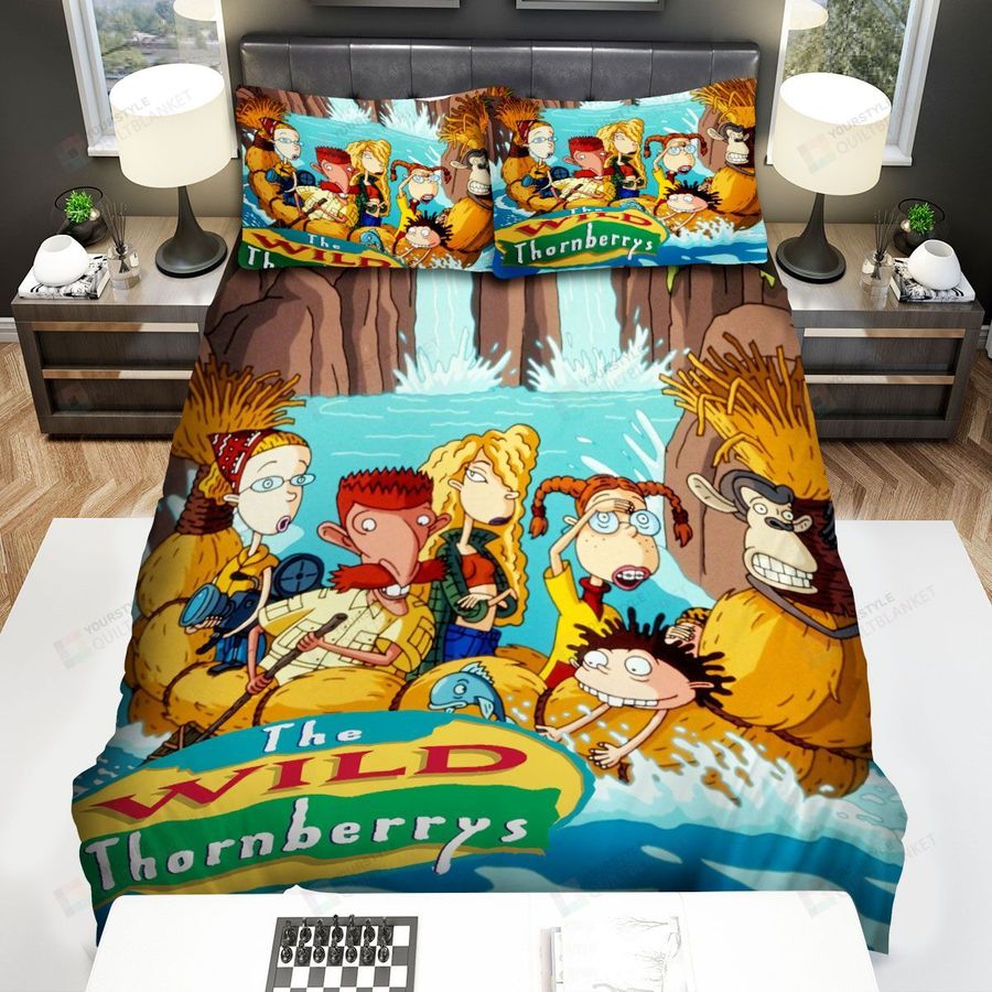 The Wild Thornberrys On Straws Boat Bed Sheets Spread Duvet Cover Bedding Sets