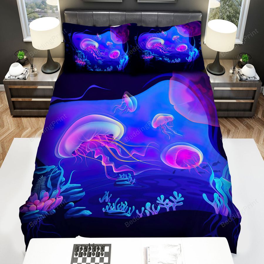 The Wildlife - The Jellyfish From The Cave Bed Sheets Spread Duvet Cover Bedding Sets
