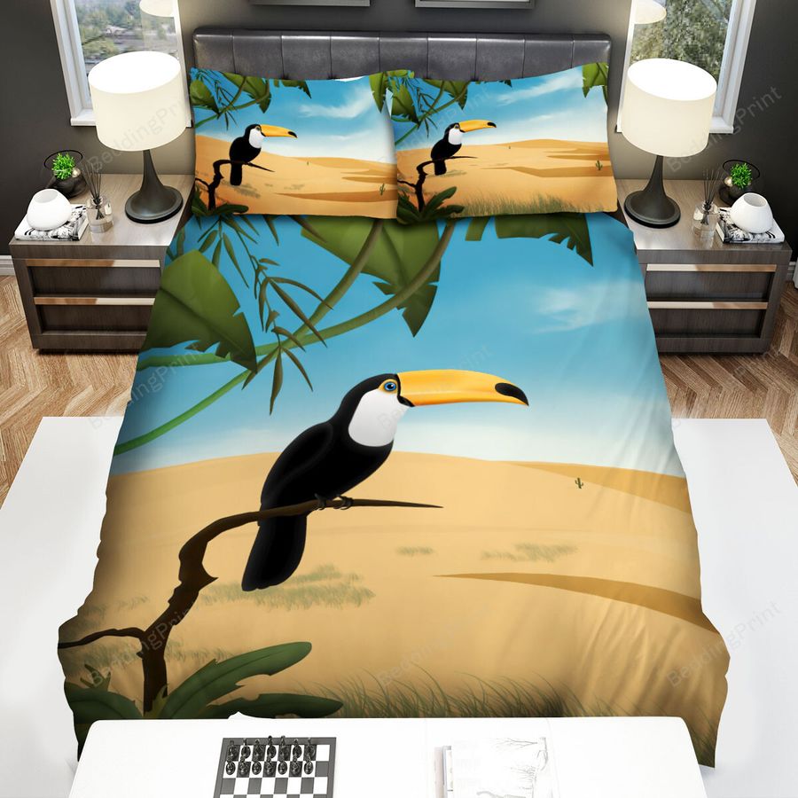 The Wildlife - The Toucan In A Oasis Bed Sheets Spread Duvet Cover Bedding Sets