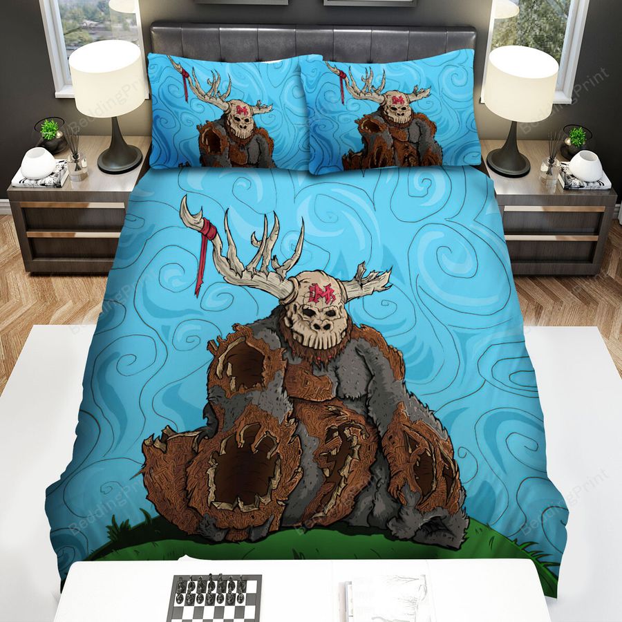 The Wildlife - The Wooden Gorilla Art Bed Sheets Spread Duvet Cover Bedding Sets