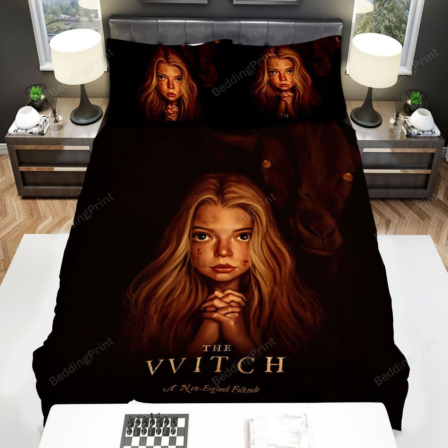 The Witch Thomasin Movie Art Bed Sheets Spread Comforter Duvet Cover Bedding Sets Ver 1