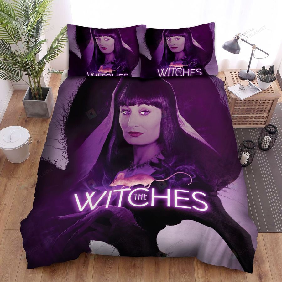 The Witches (1990) Movie Poster Artwork Bed Sheets Spread Comforter Duvet Cover Bedding Sets