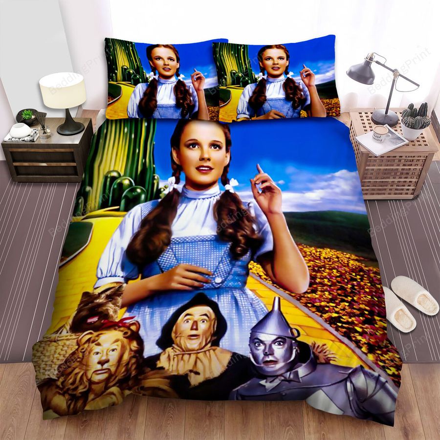 The Wizard Of Oz Movie Blue Sky Photo Bed Sheets Duvet Cover Bedding Sets
