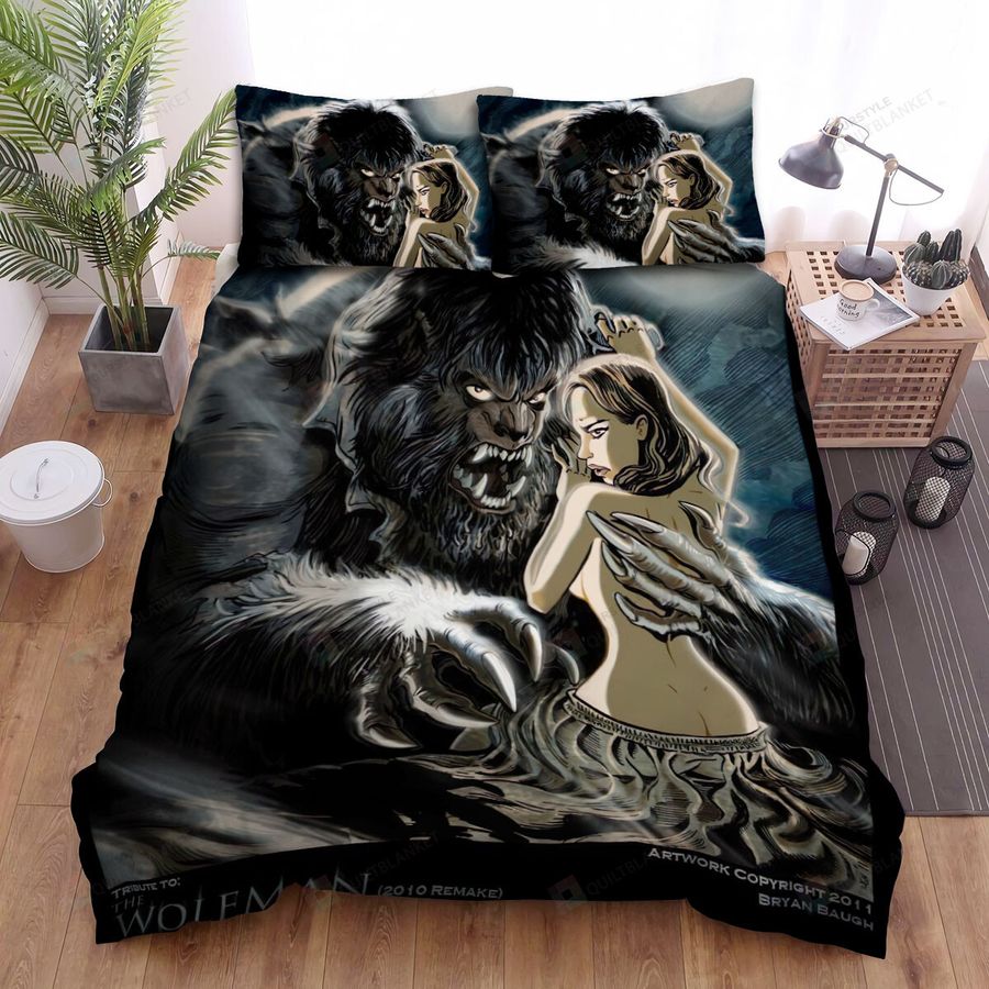 The Wolfman Arrest Bed Sheets Spread Comforter Duvet Cover Bedding Sets