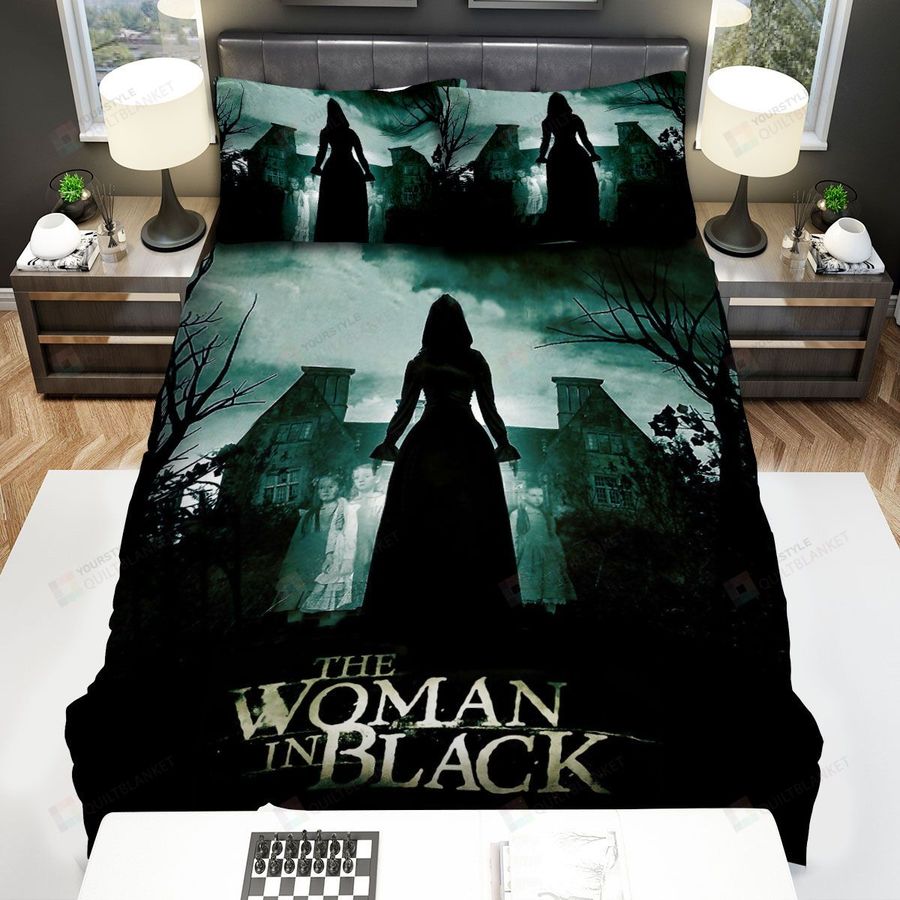 The Woman In Black Movie Poster 4 Bed Sheets Spread Comforter Duvet Cover Bedding Sets