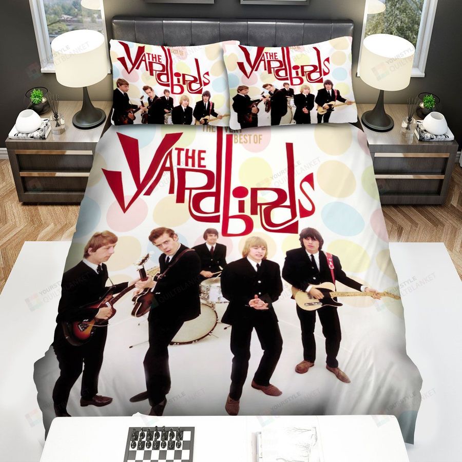 The Yardbirds Band The Very Best Of The Yardbirds Album Cover Bed Sheets Spread Comforter Duvet Cover Bedding Sets