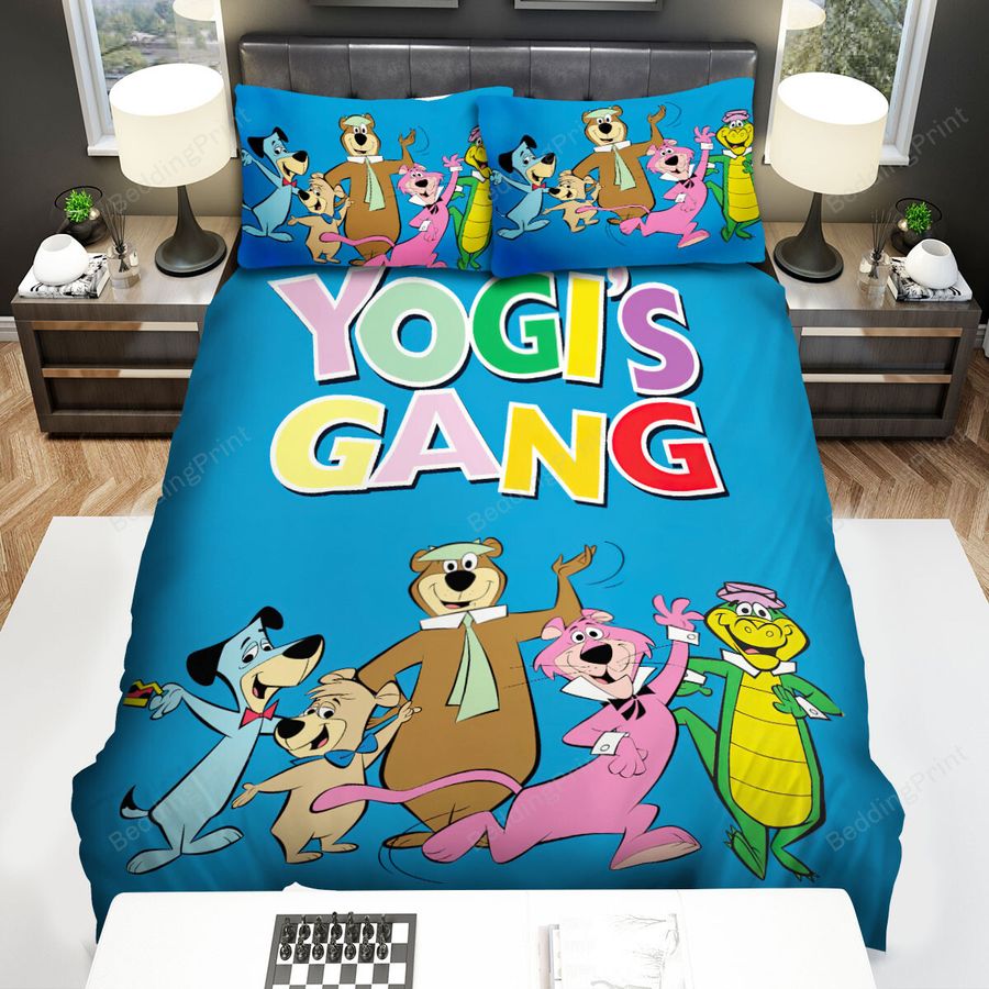 The Yogi Bear's Gang Poster Bed Sheets Spread Duvet Cover Bedding Sets