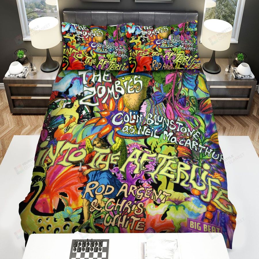 The Zombies Band Into The Afterlife Album Cover Bed Sheets Spread Comforter Duvet Cover Bedding Sets