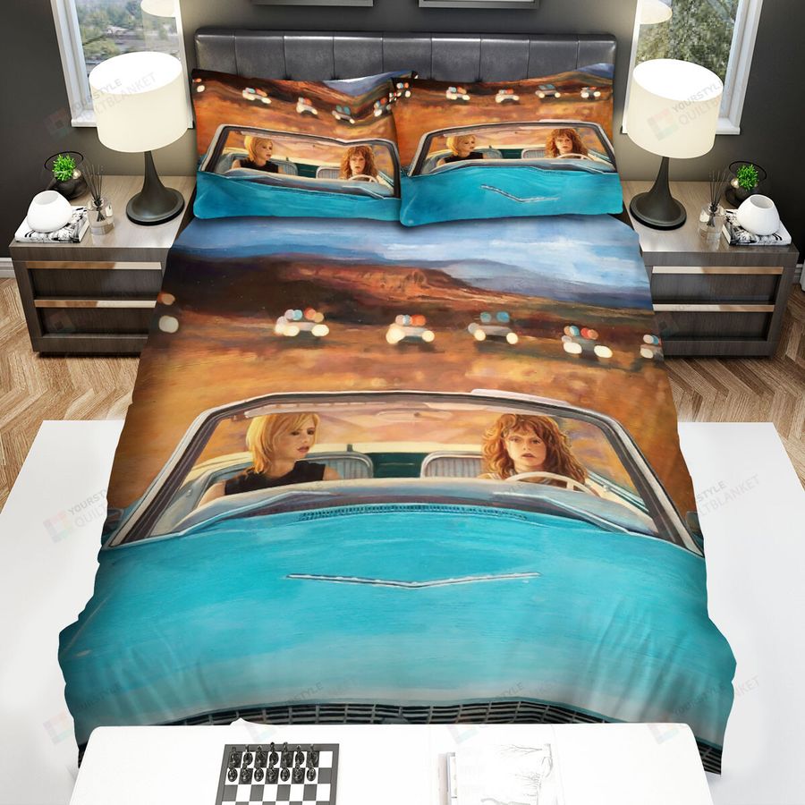 Thelma & Louise (1991) Movie Ride Everywhere Bed Sheets Spread Comforter Duvet Cover Bedding Sets