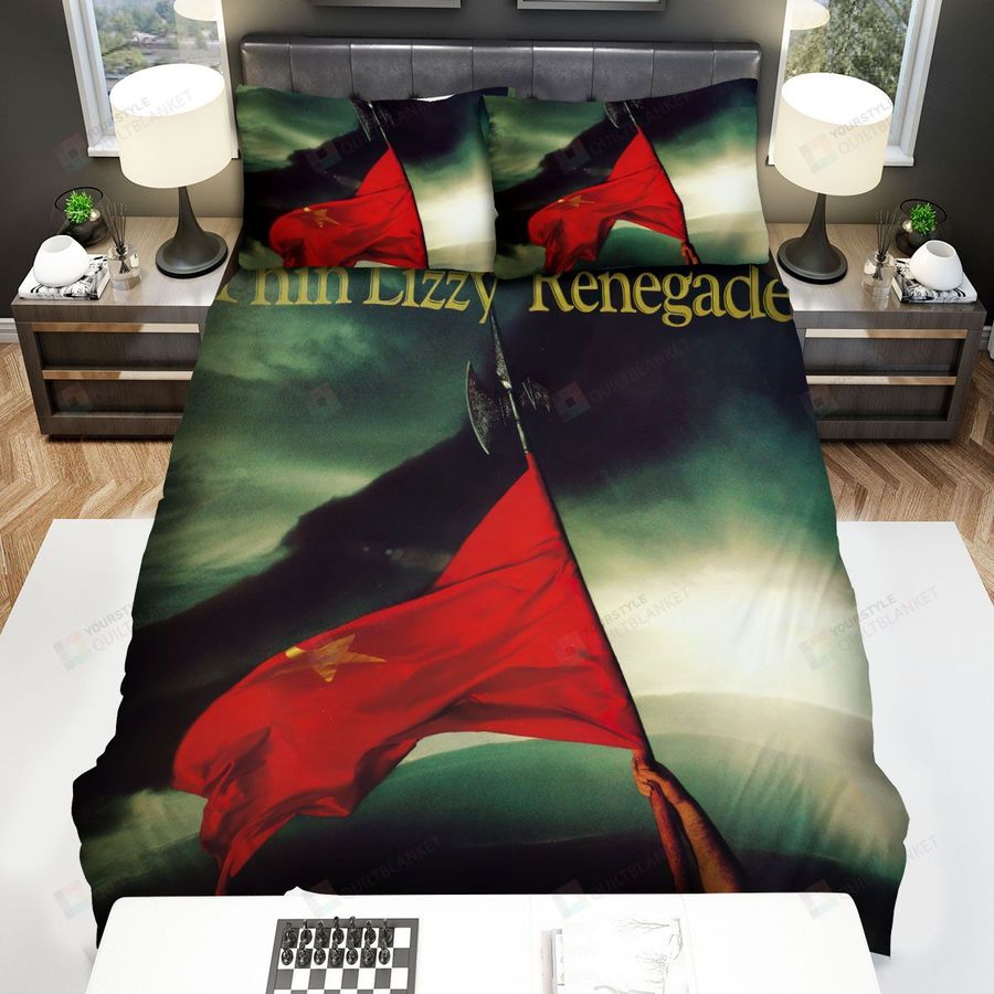 Thin Lizzy Band Album Renegade Bed Sheets Spread Comforter Duvet Cover Bedding Sets
