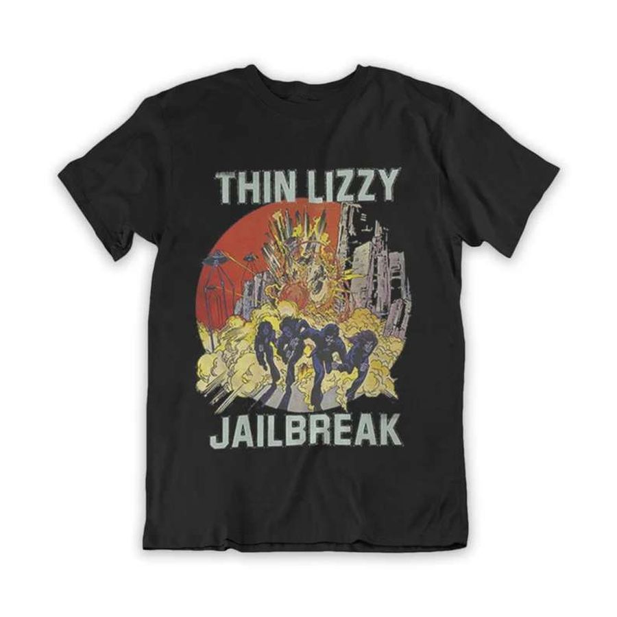 Thin Lizzy Jailbraek Retro T-Shirt