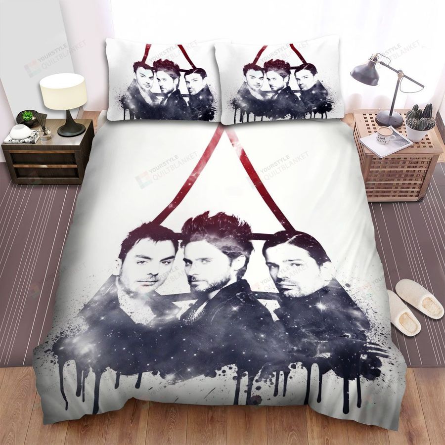 Thirty Seconds To Mars Artwork Bed Sheets Spread Comforter Duvet Cover Bedding Sets