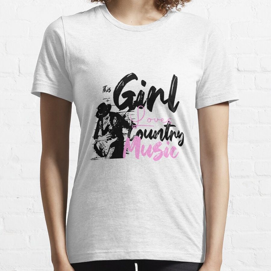 This Girl Loves Country Music Essential T-Shirt