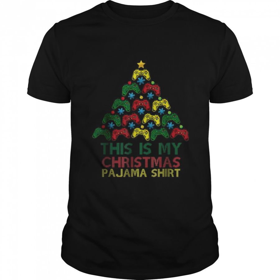 This Is My Christmas Pajama Gamer Video Game Games T Shirt