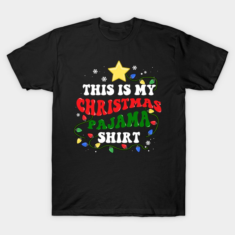 This Is My Christmas Pajama Shirt Retro Funny Santa Xmas T-shirt, Hoodie, SweatShirt, Long Sleeve