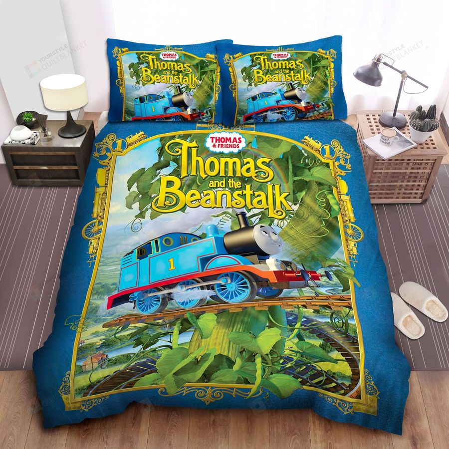 Thomas Train And The Beanstalk Bed Sheets Spread Comforter Duvet Cover Bedding Sets