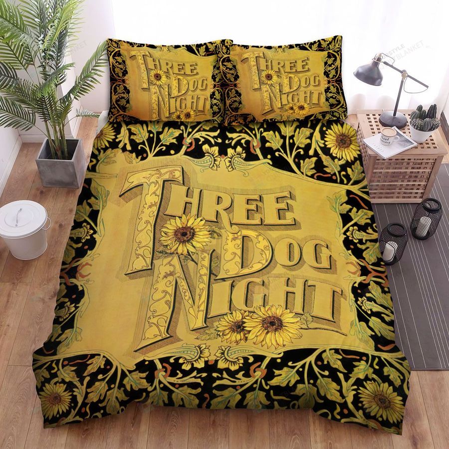 Three Dog Night Seven Separate Fools Album Cover Bed Sheets Spread Comforter Duvet Cover Bedding Sets
