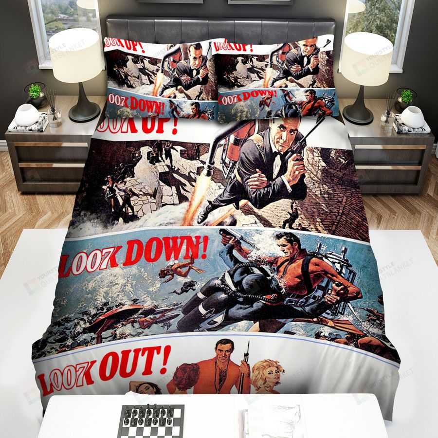 Thunderball Movie Poster 1 Bed Sheets Spread Comforter Duvet Cover Bedding Sets