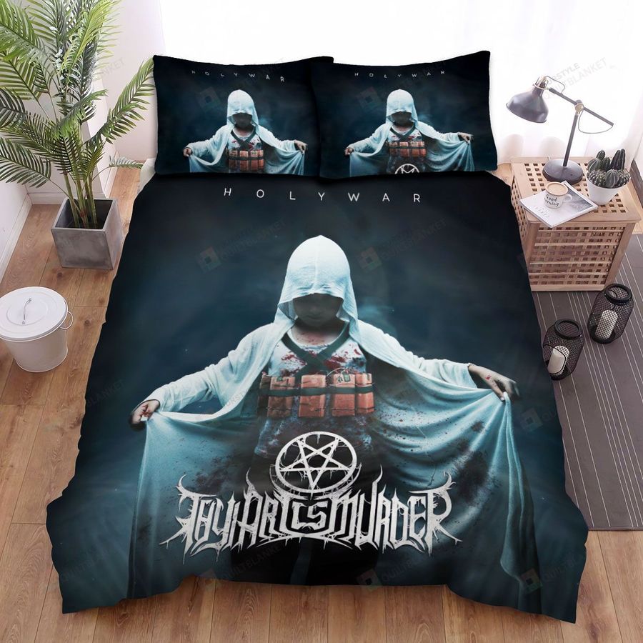 Thy Art Is Murder Holy War Artwork Bed Sheets Spread Comforter Duvet Cover Bedding Sets