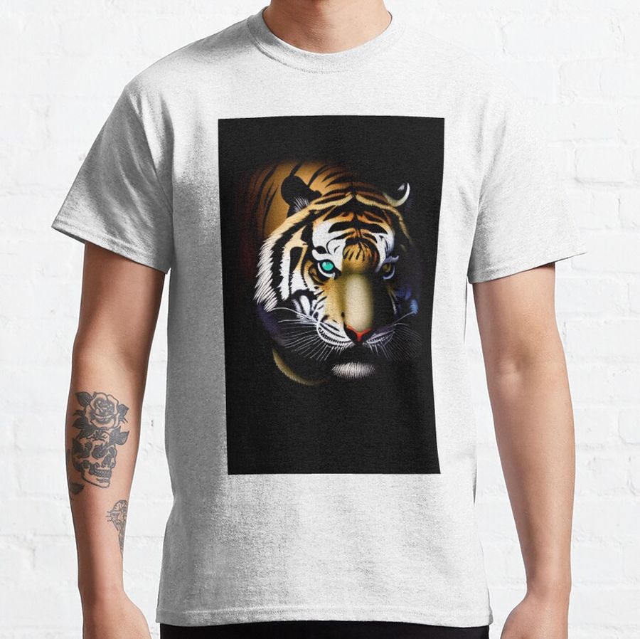 Tiger Artwork Classic T-Shirt